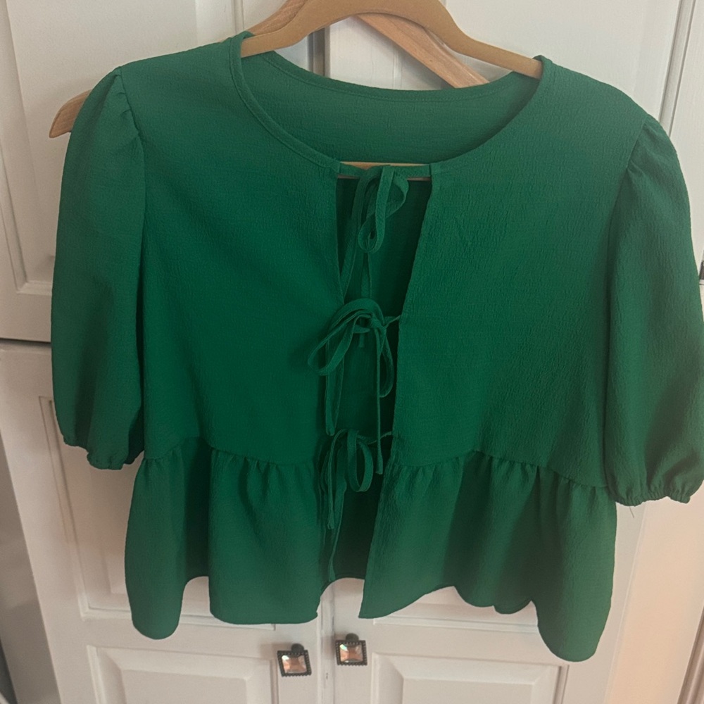 Kelly Green Women's Top